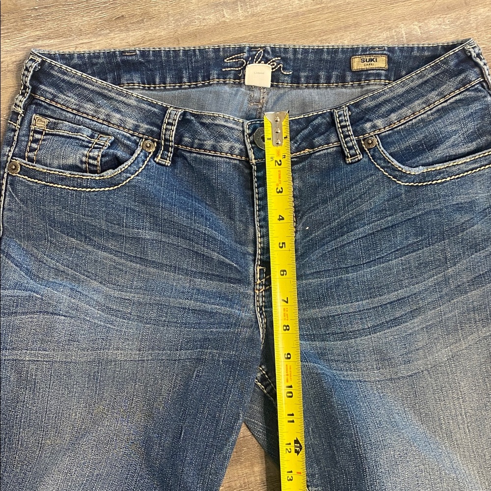 EUC SILVER JEANS Suki Ankle Capri Crop 16 - Picture 4 of 9